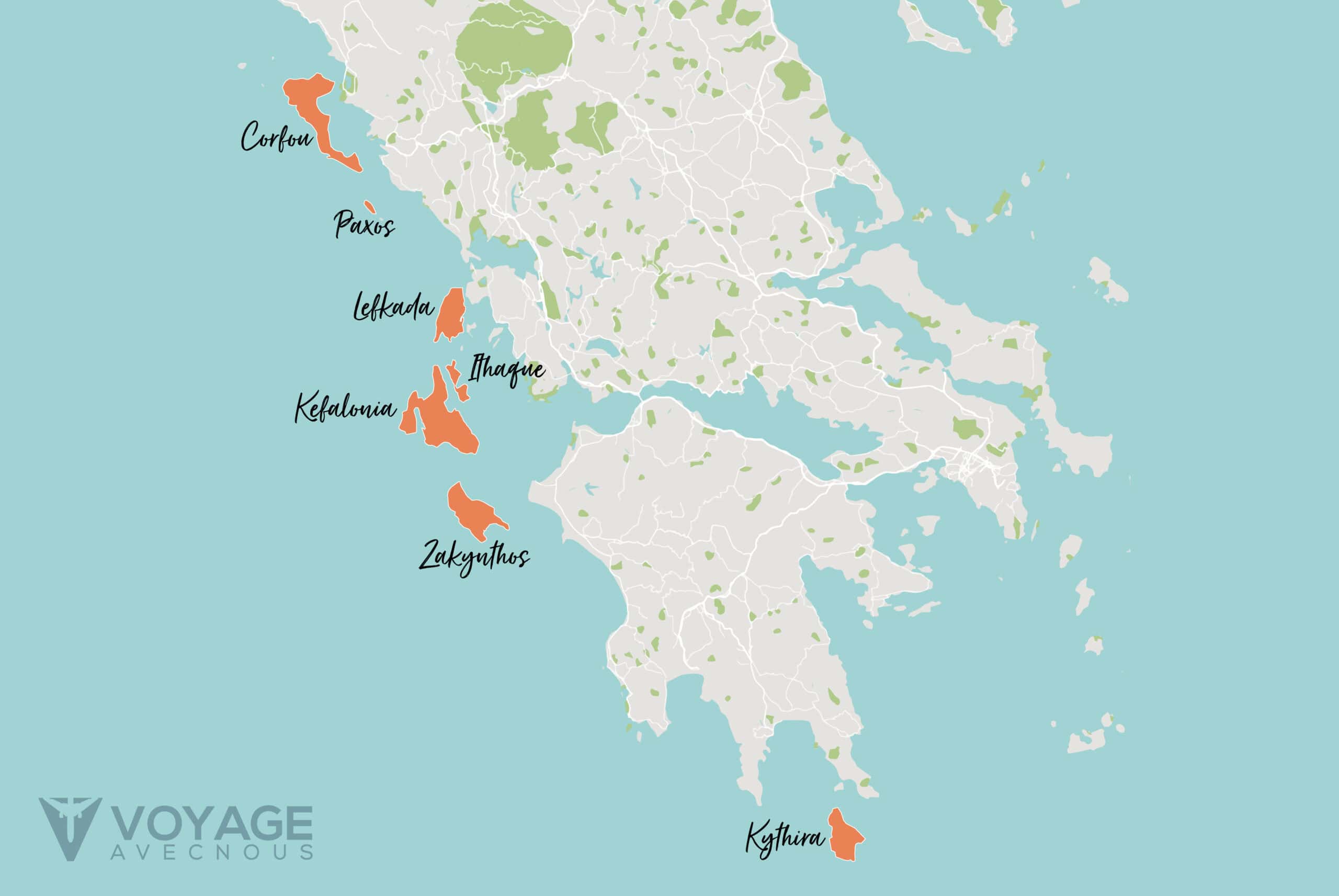 map iles ioniennes map iles ioniennes