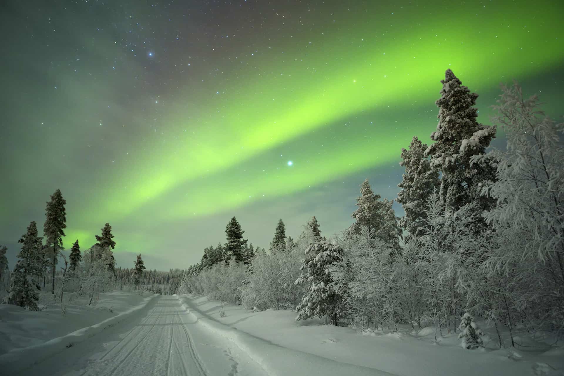 Voir les aurores boréales en Finlande