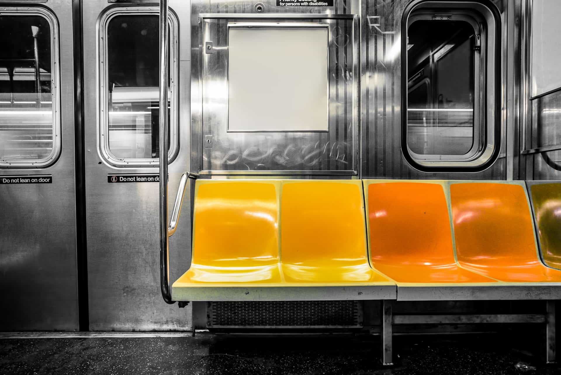 interieur wagon metro new york