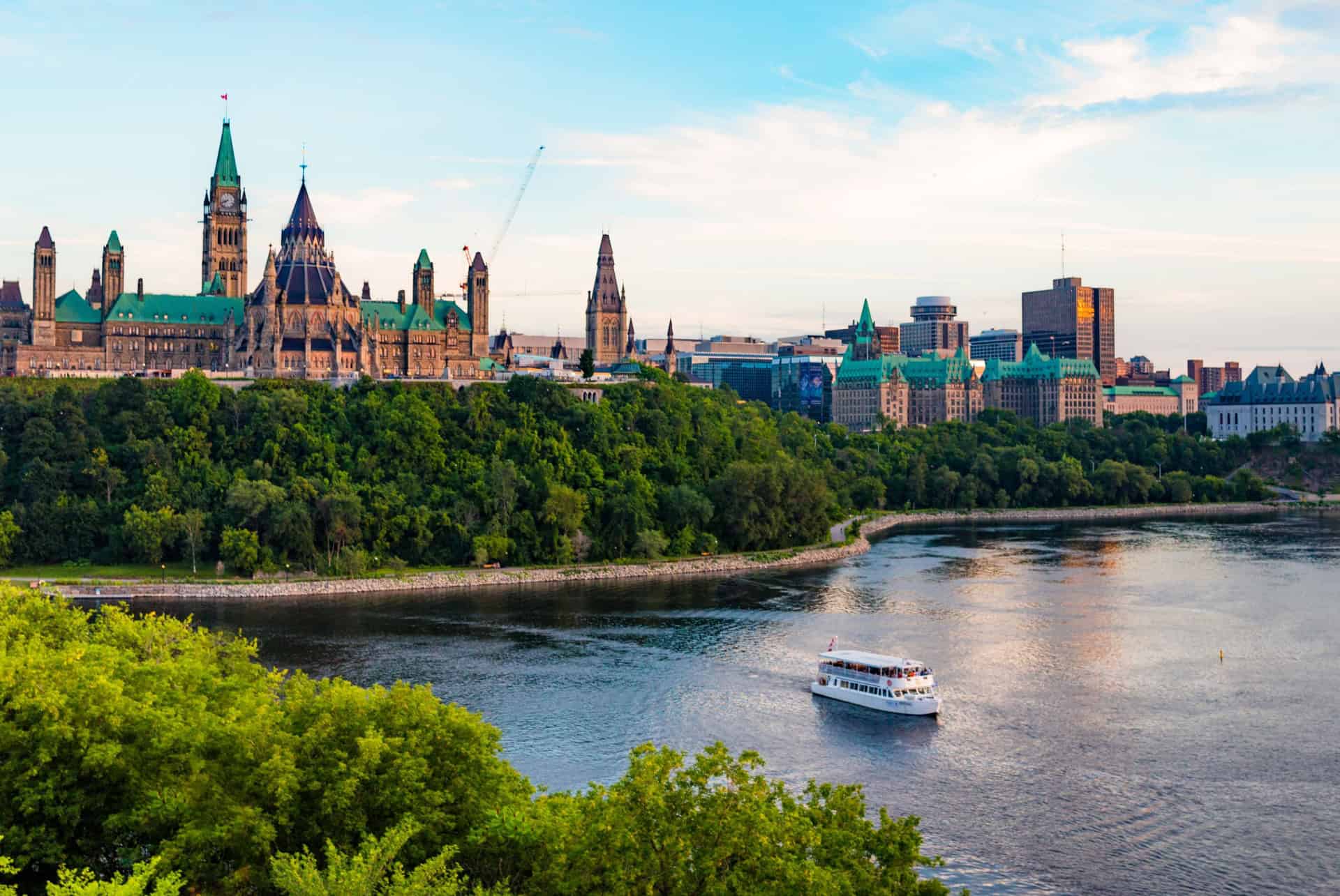 ottawa colline du parlement et canal rideau