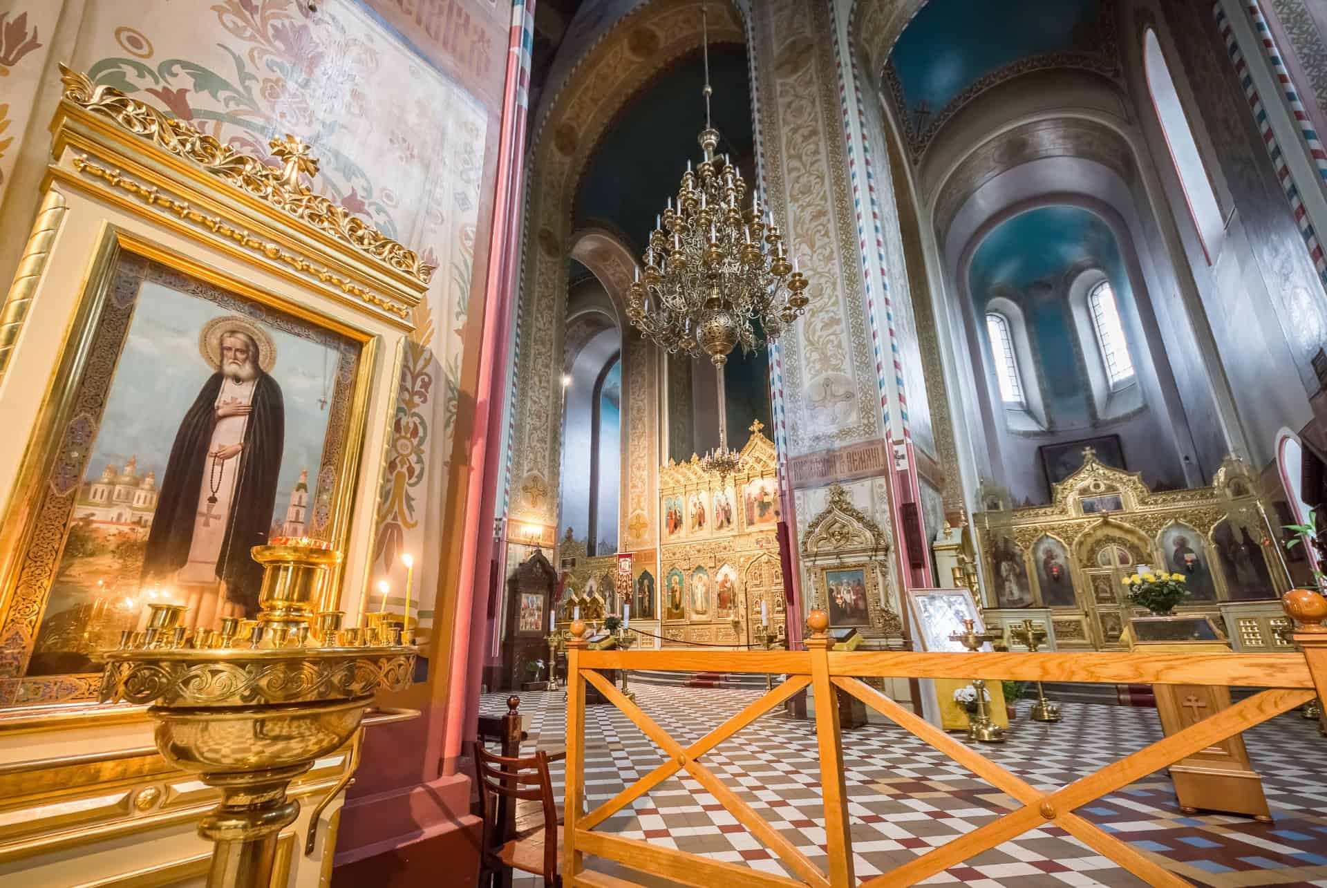 interieur cathedrale alexander nevsky