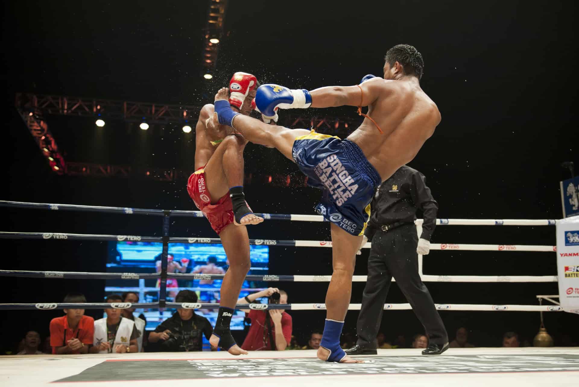 thailande en juillet combat de boxe