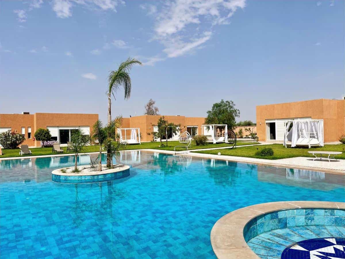 les plus belles villas de marrakech domaine bahi exterieur