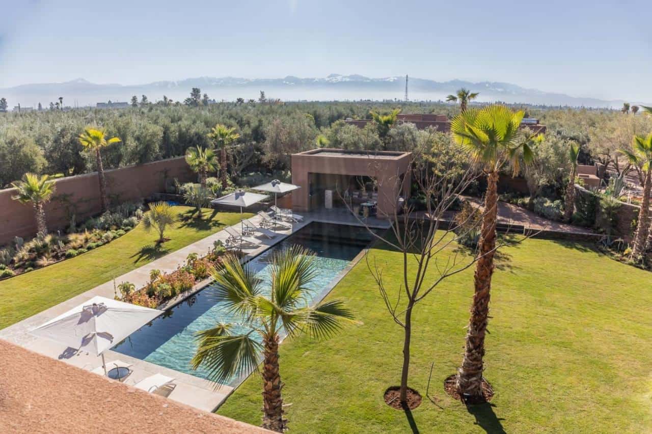 les plus belles villas de marrakech villa mya lyluna exterieur