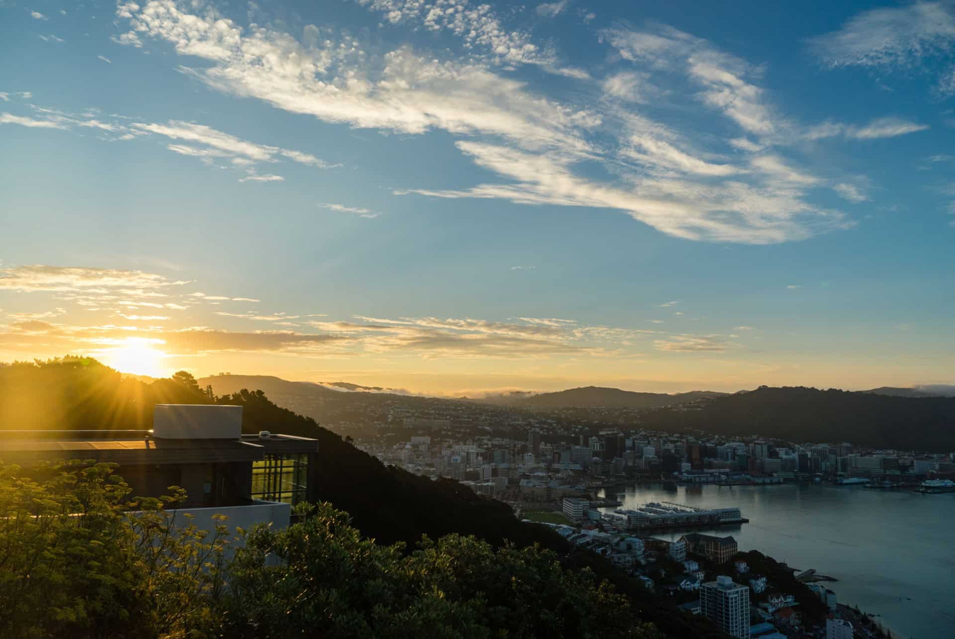 vue et coucher de soleil mont victoria que faire wellington