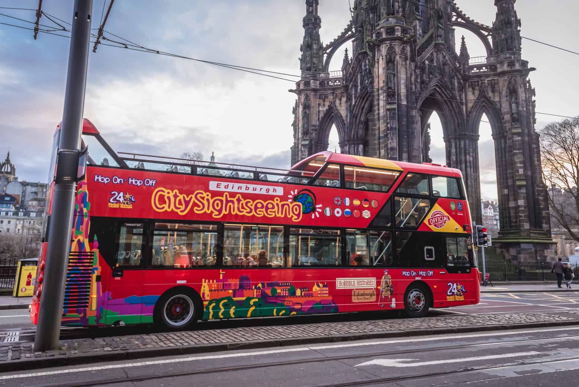 bus touristique edimbourg