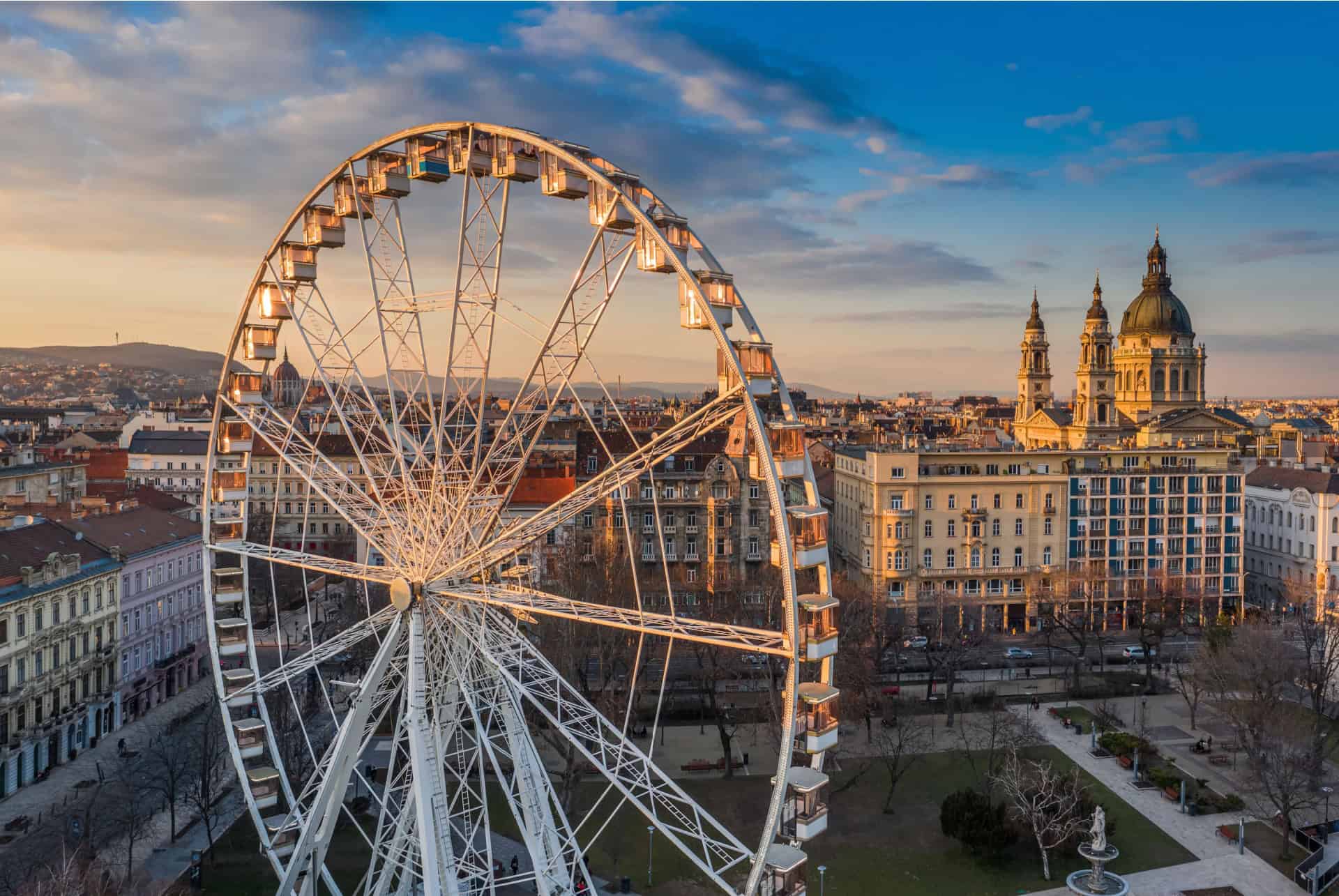 grande roue erzsebet Ter budapest en 3 jours