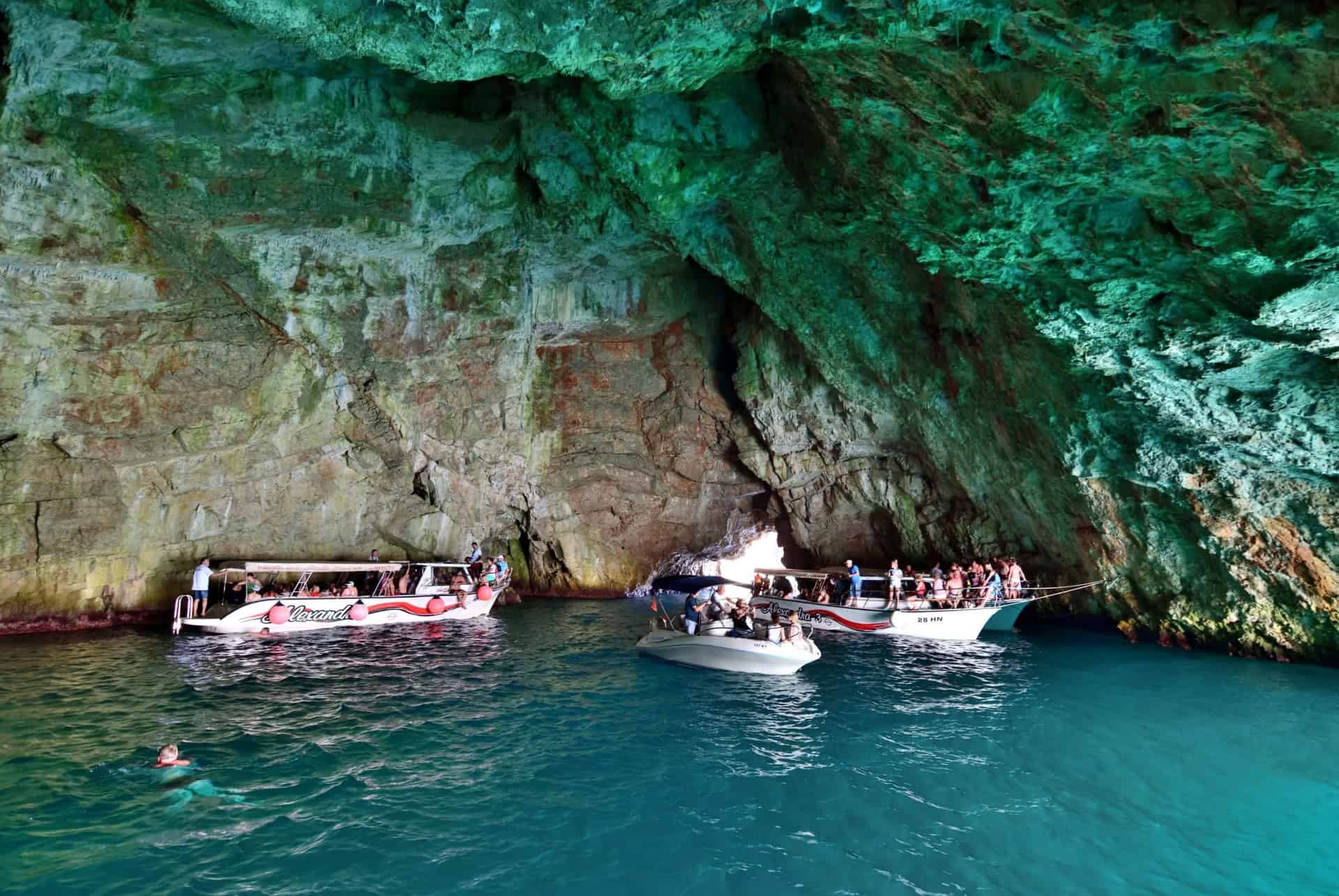 grotte bleue baie kotor