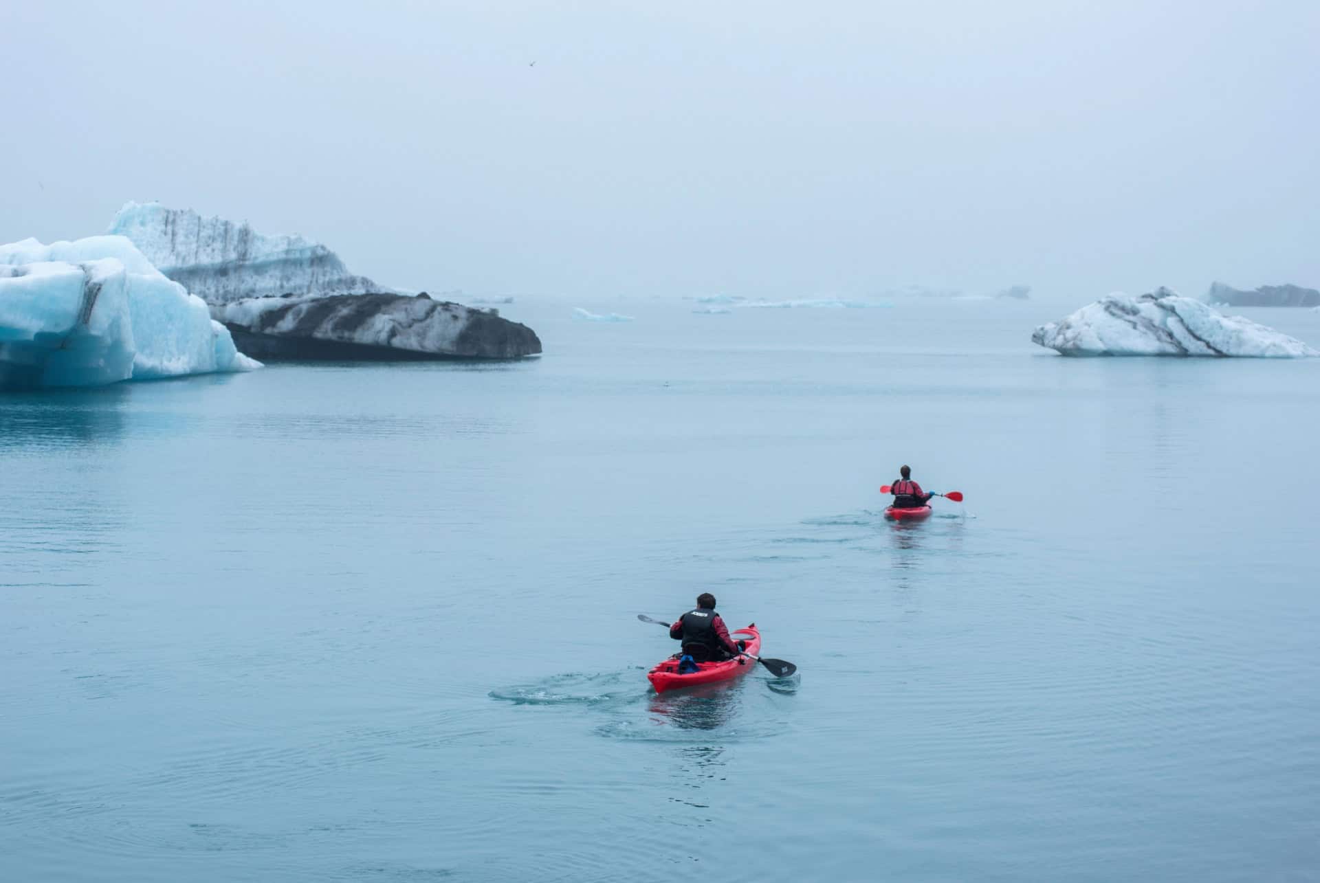 kayak jokulsarlon visiter glaciers islande