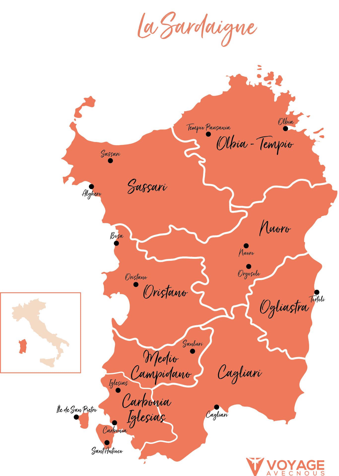 map sardaigne