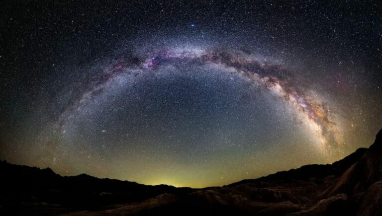 Visite nocturne de la Vallée de la mort pendant le coucher du soleil et la nuit étoilée