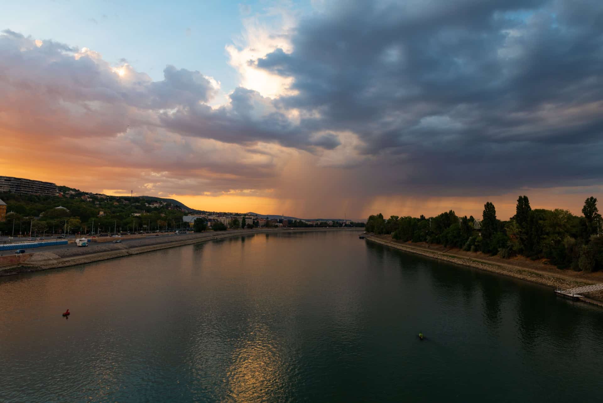 pluie quand partir budapest