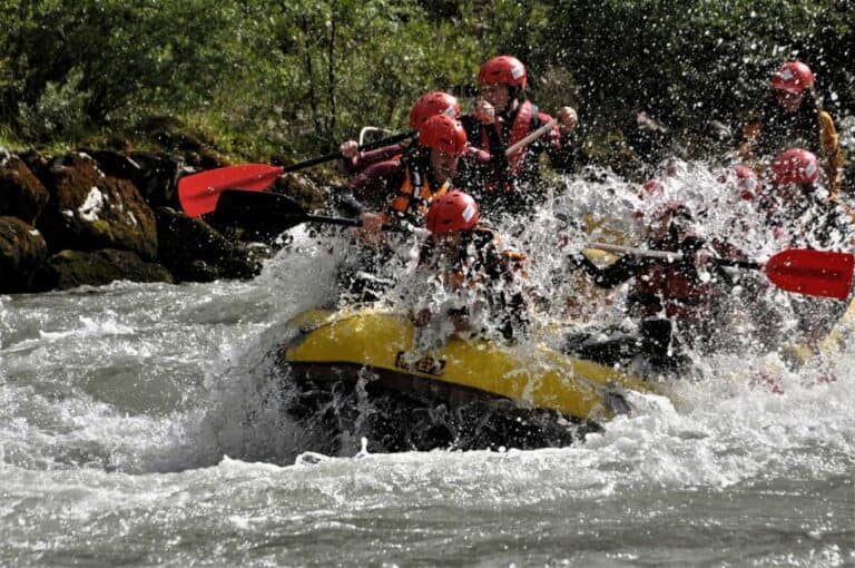 Rafting en eau vive pendant 4 heures sur la Salzach