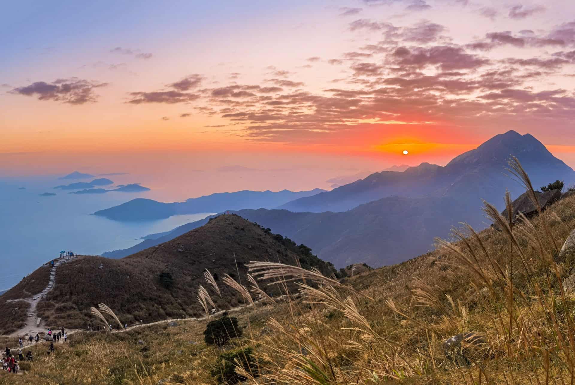 sunset peak lantau island