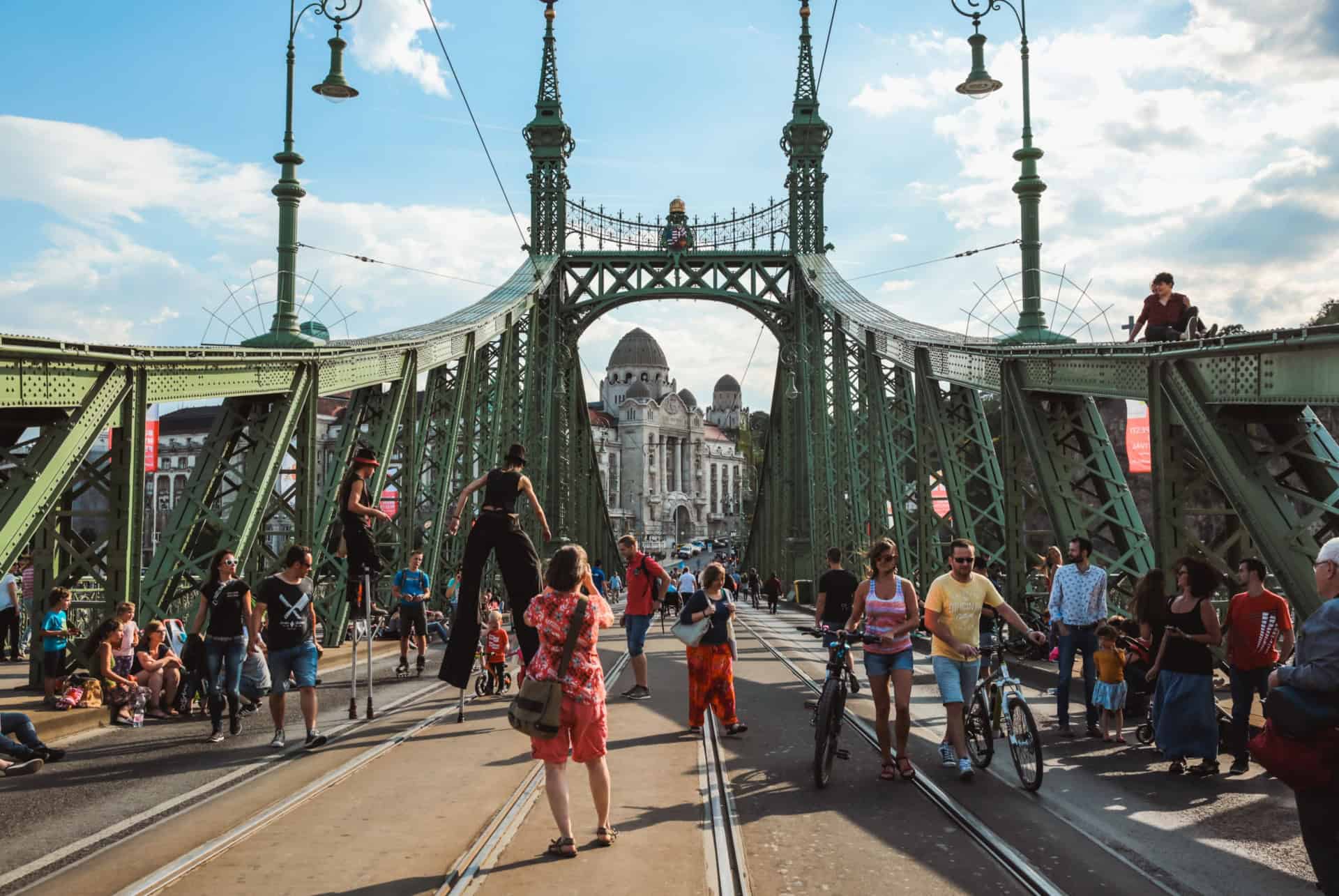 touristes a budapest