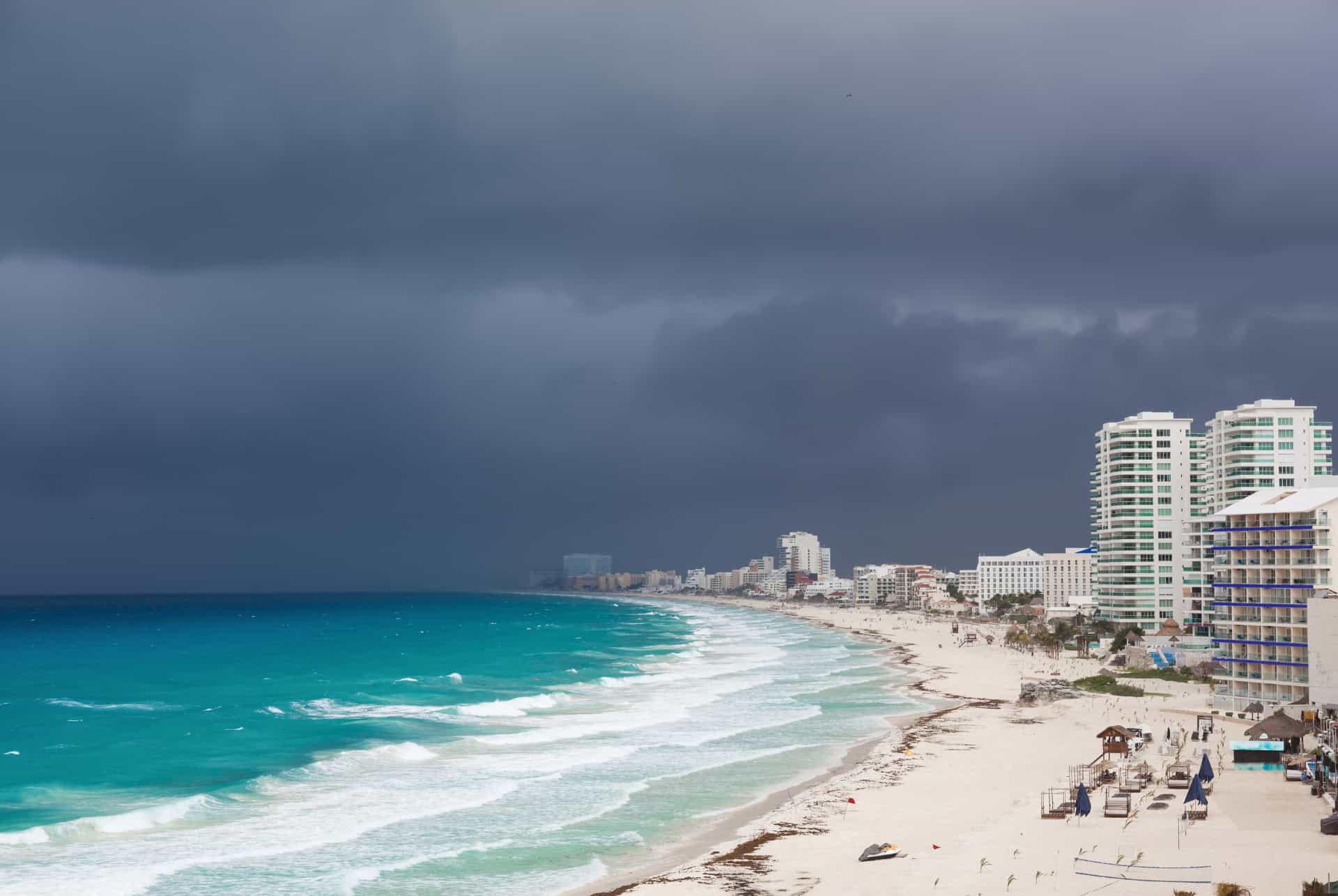 cancun avant orage