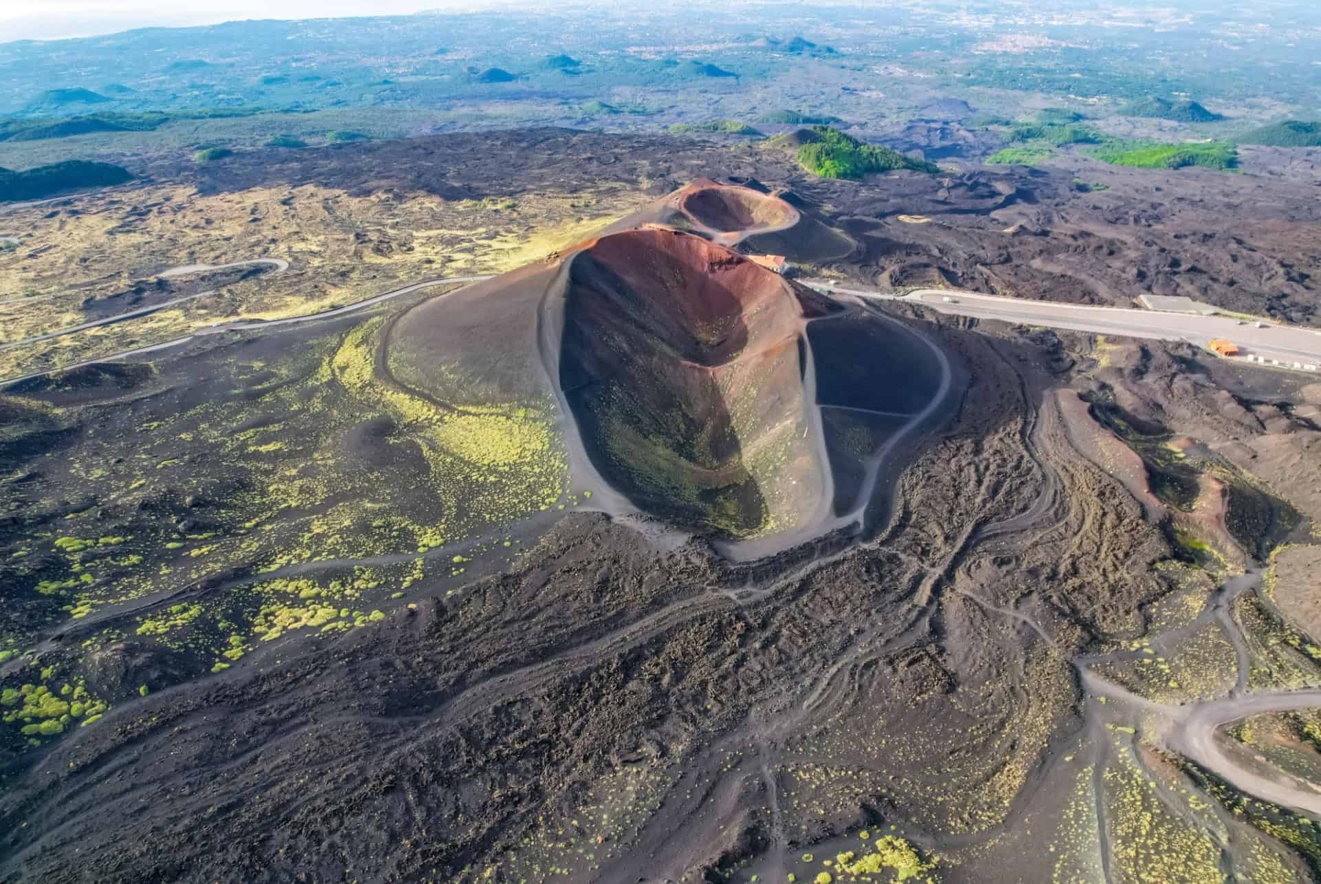 etna vue aerienne