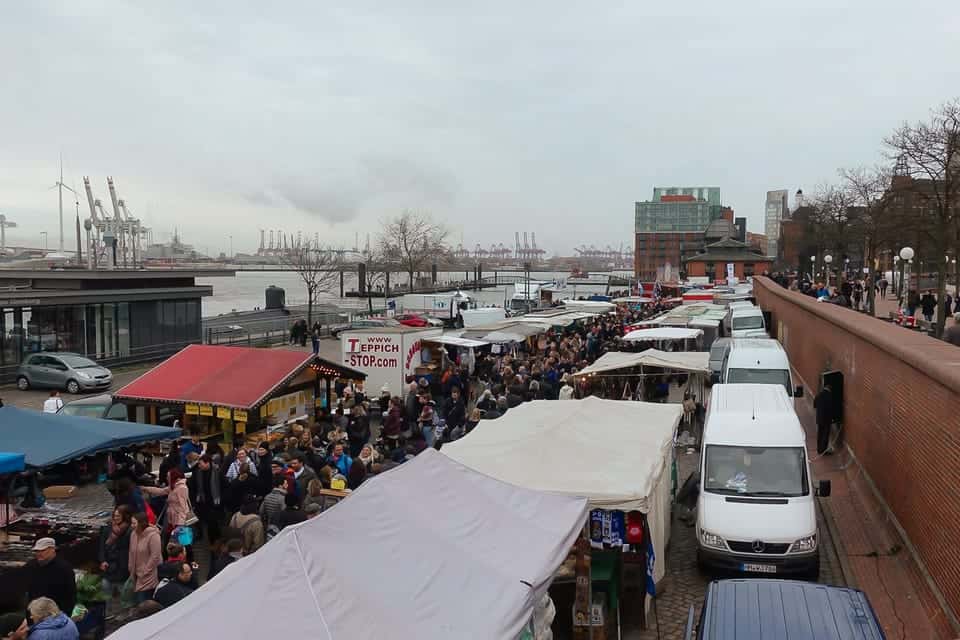 hambourg visite matinale port et marché poissons