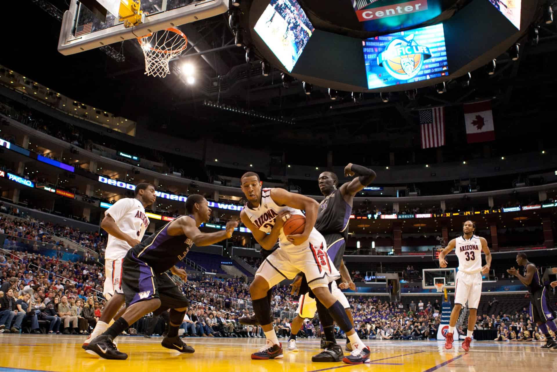 match de basket a los angeles