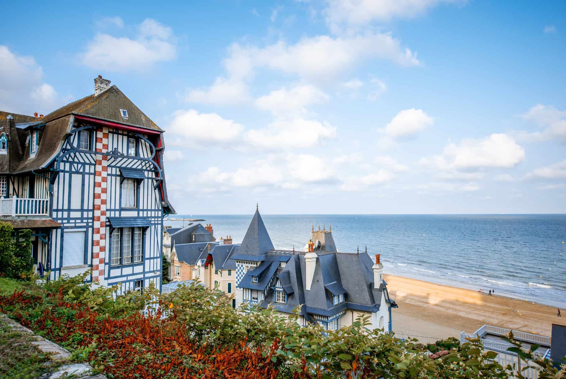 plages normandes en hiver