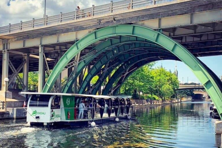 Croisière en bateau éléctrique