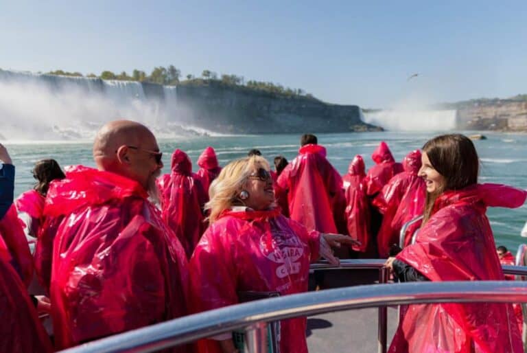 Croisière en bateau et visite de l'arrière des chutes