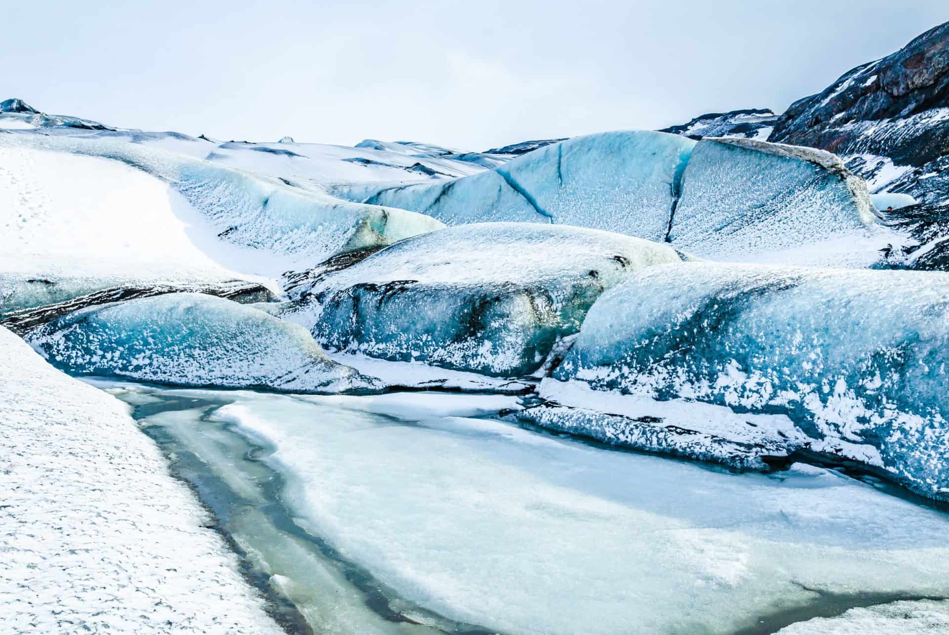 glacier myrdalsjokull aller en islande