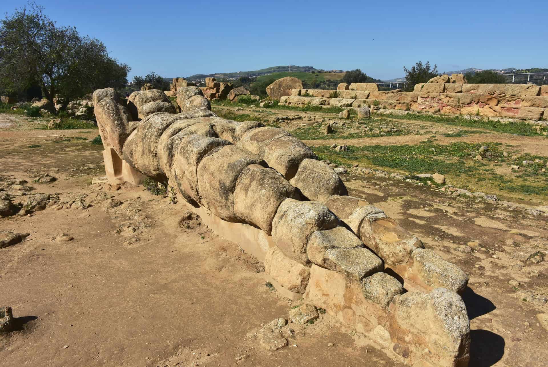 ruines zeus agrigente