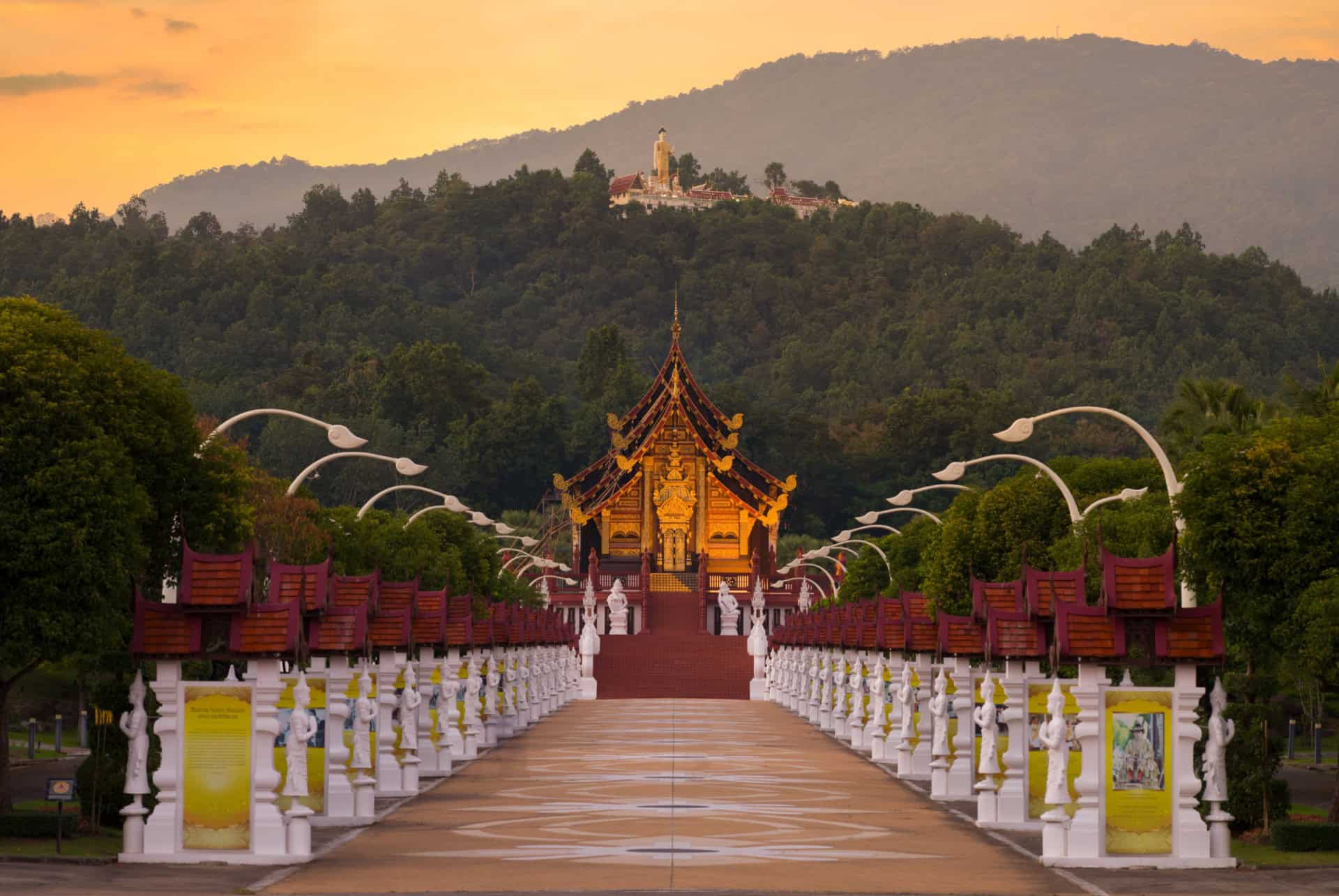 Chiang mai, temple du Grand Pavilion (Hor Kam Luang)