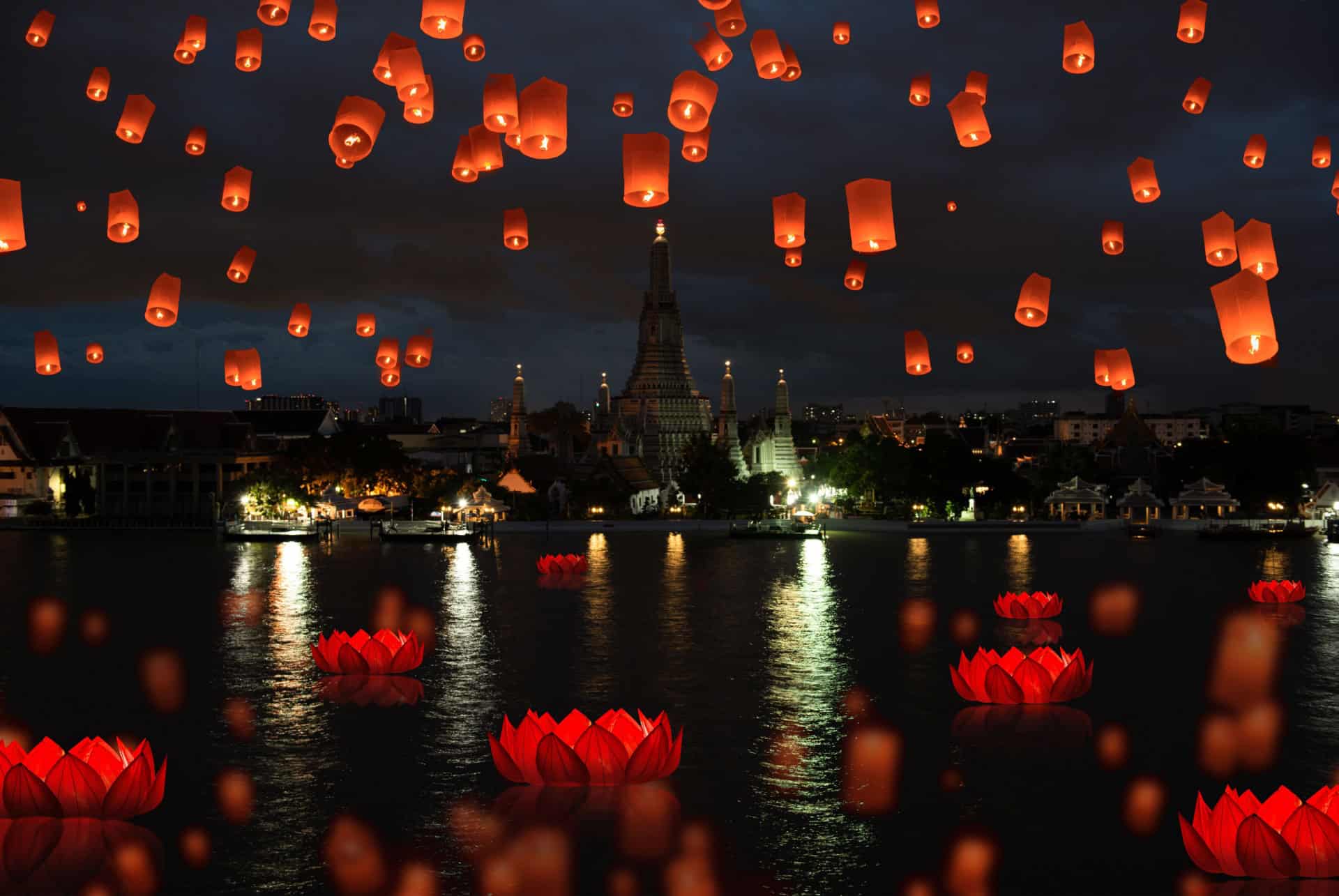 Loy Krathong thailande