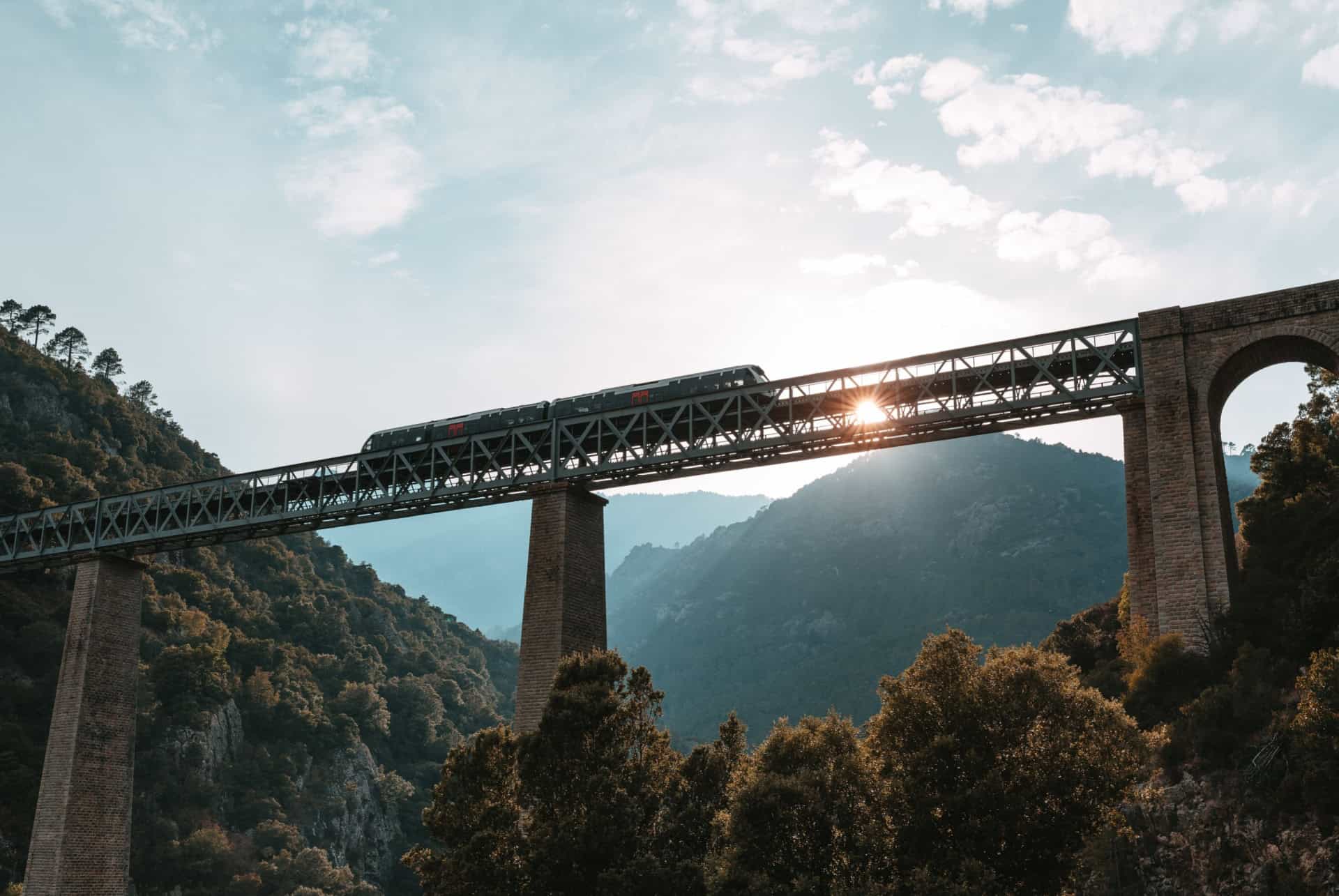 Trinichellu ligne de train corse