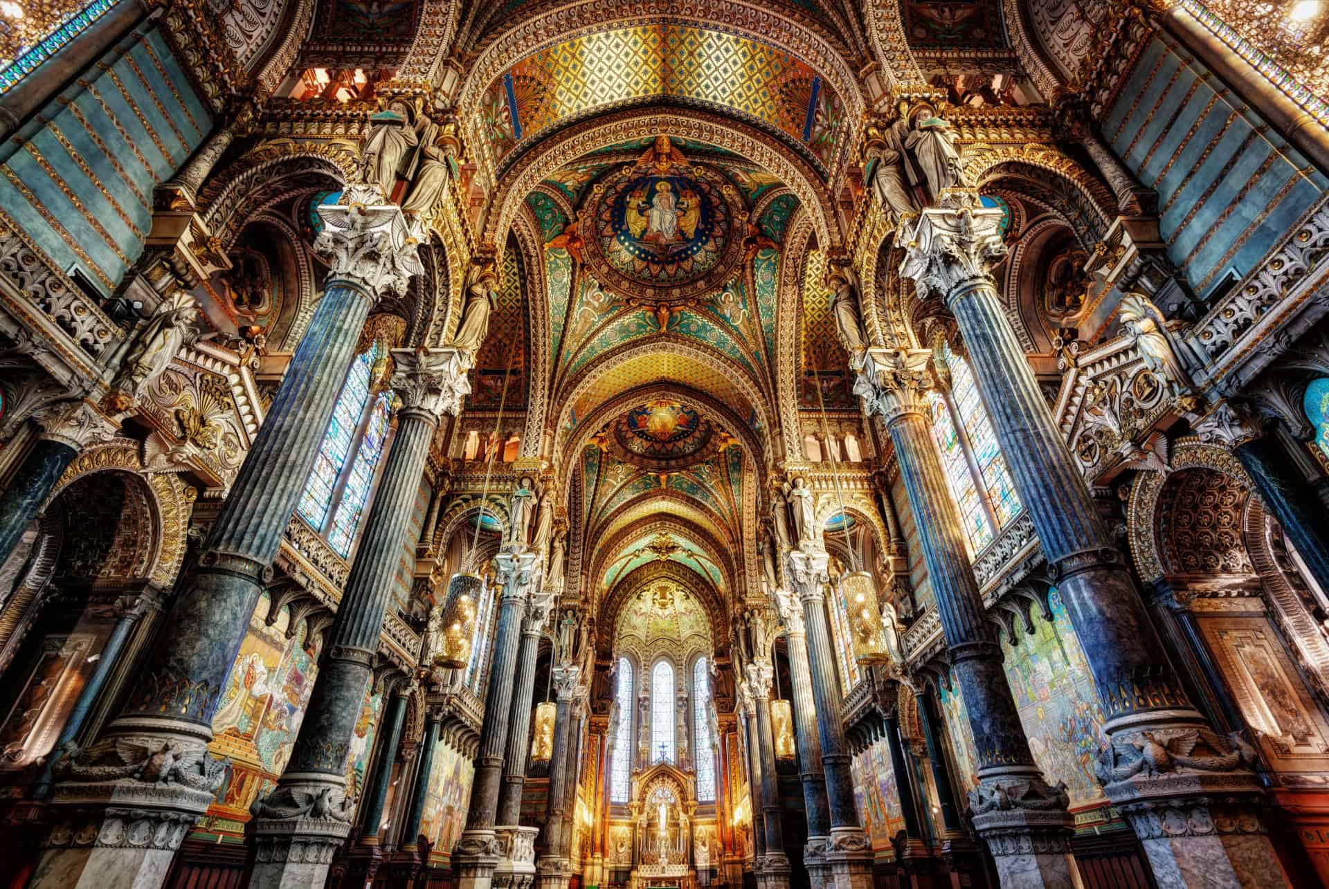 basilique de fourvière a lyon interieur