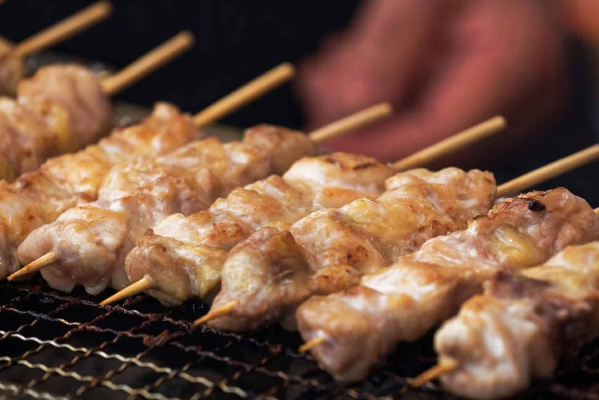 brochettes de viande yakitori