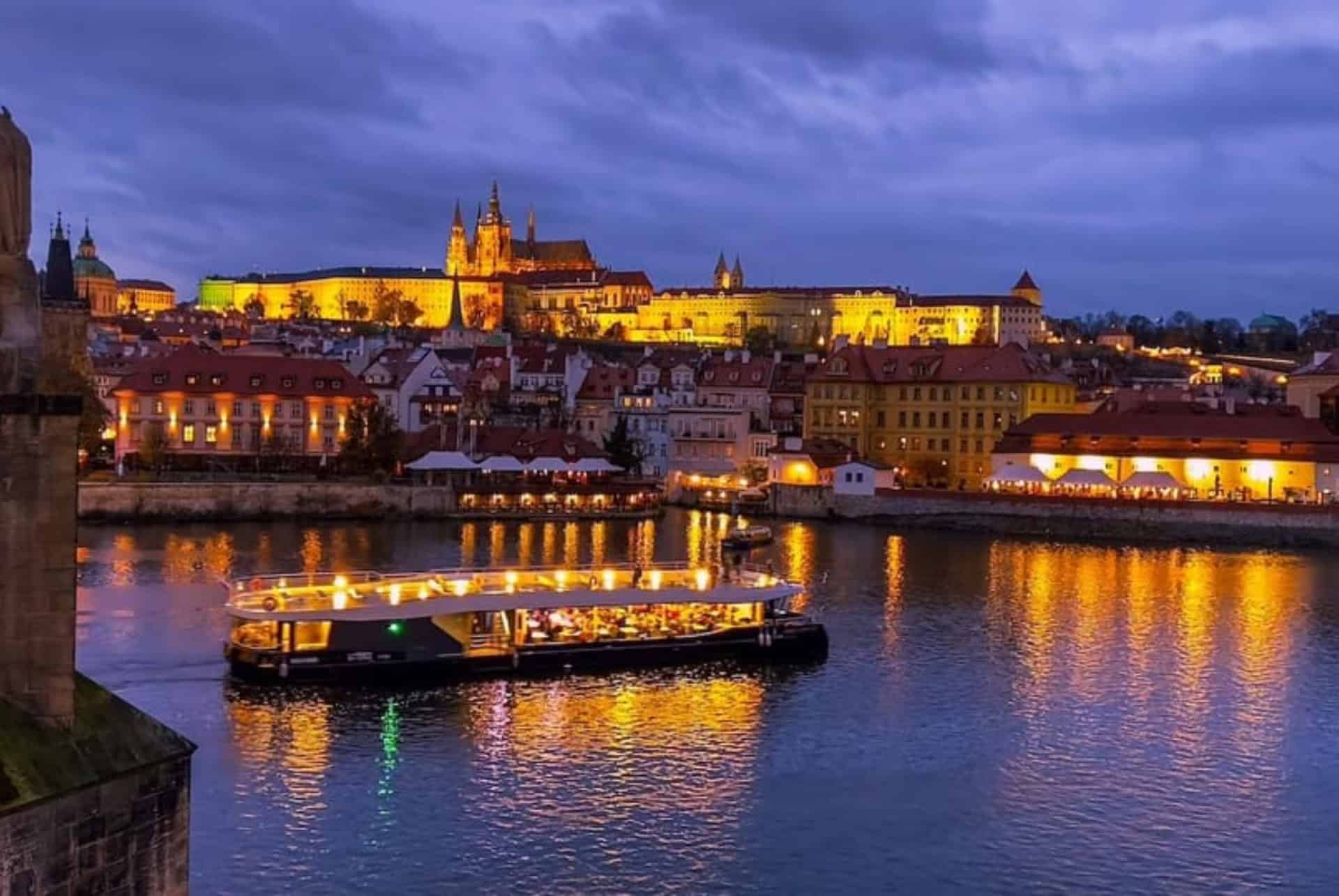 croisiere en soiree prague