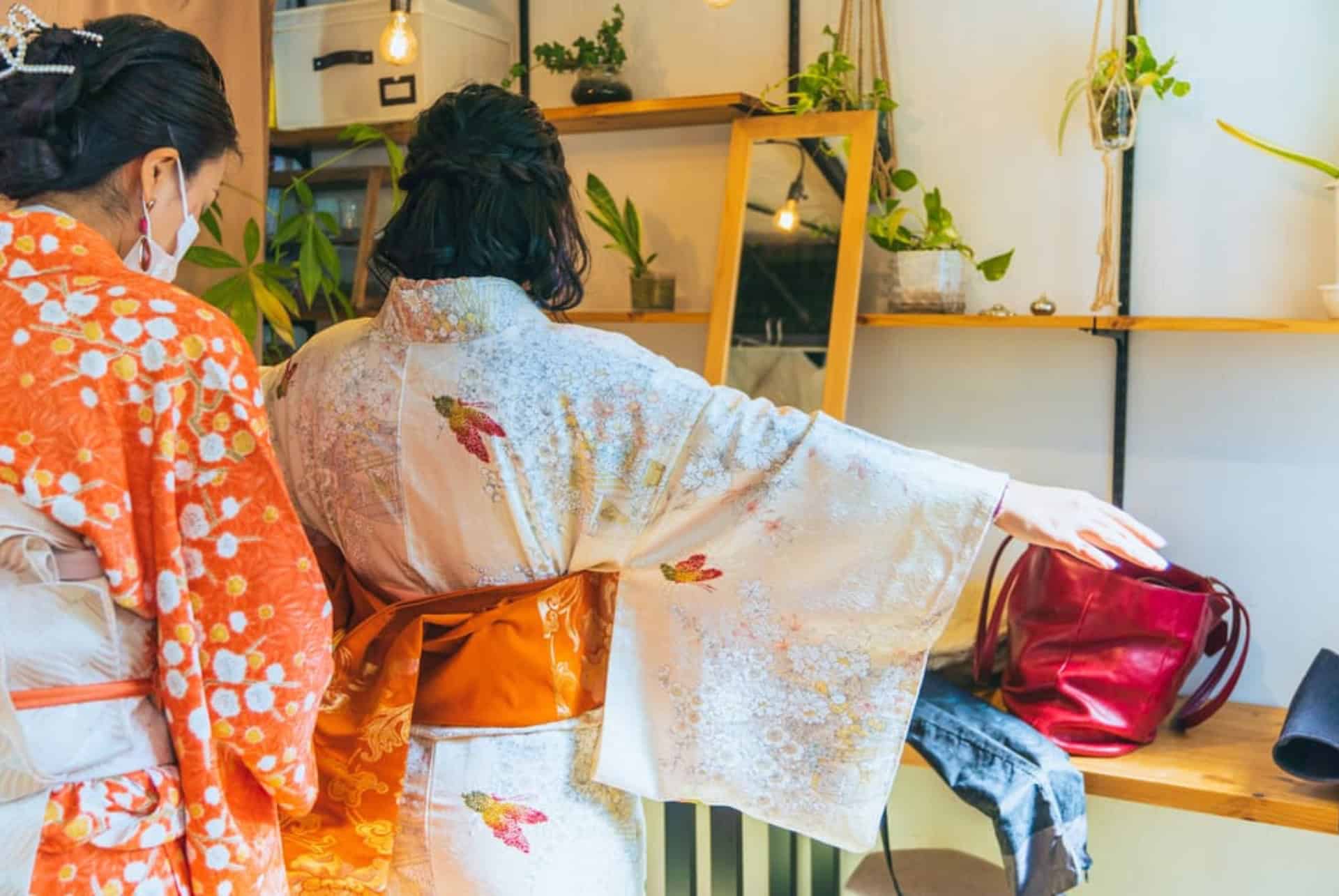 experience kimono dans le quartier de yanaka