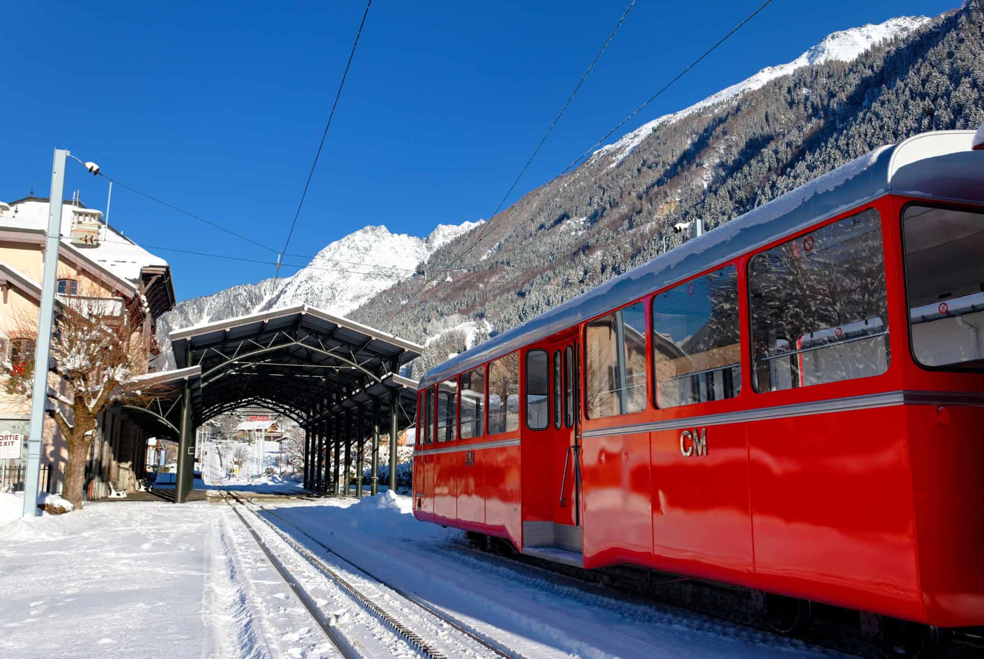 gare de chamonix ski week-end en France