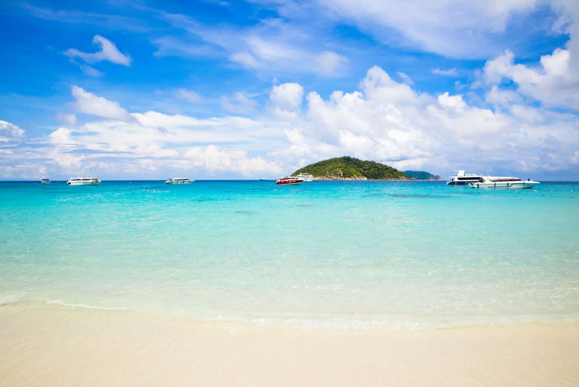 îles Similan en novembre