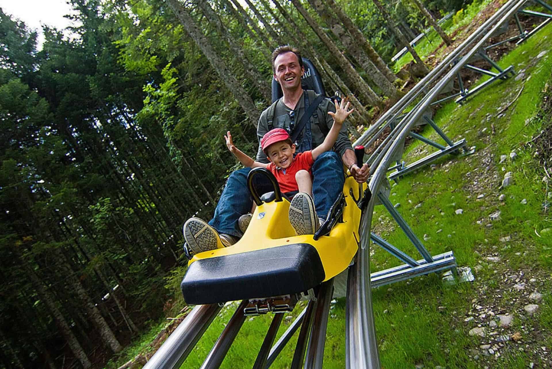 luge en ete dans le parc du queyras