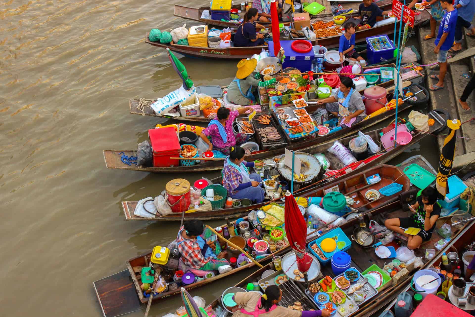 marché flottant d’Amphawa