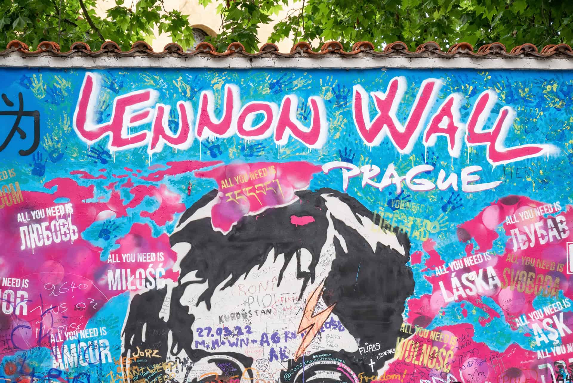 mur de John Lennon mala strana