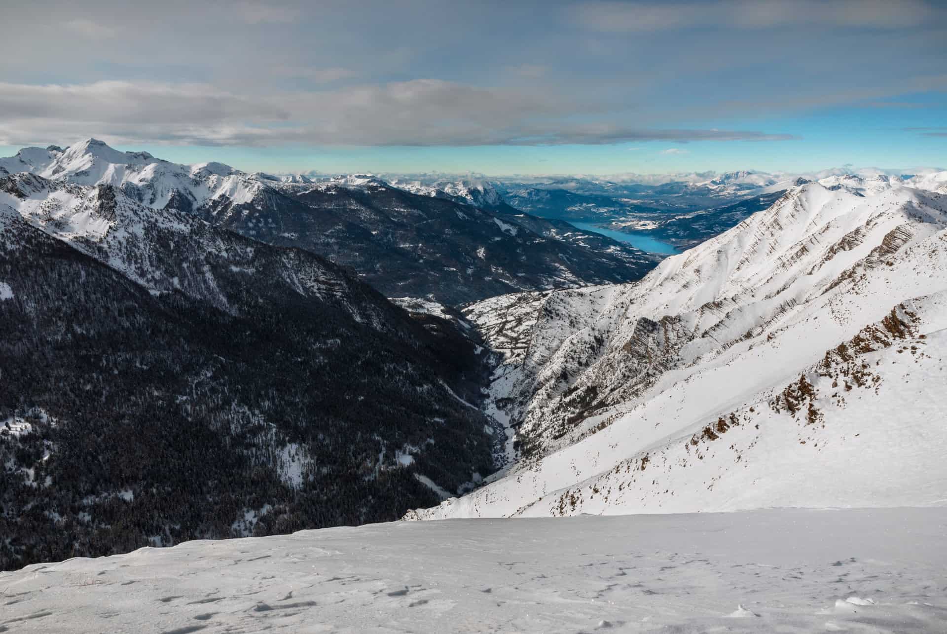 piste de ski crevoux hautes alpes