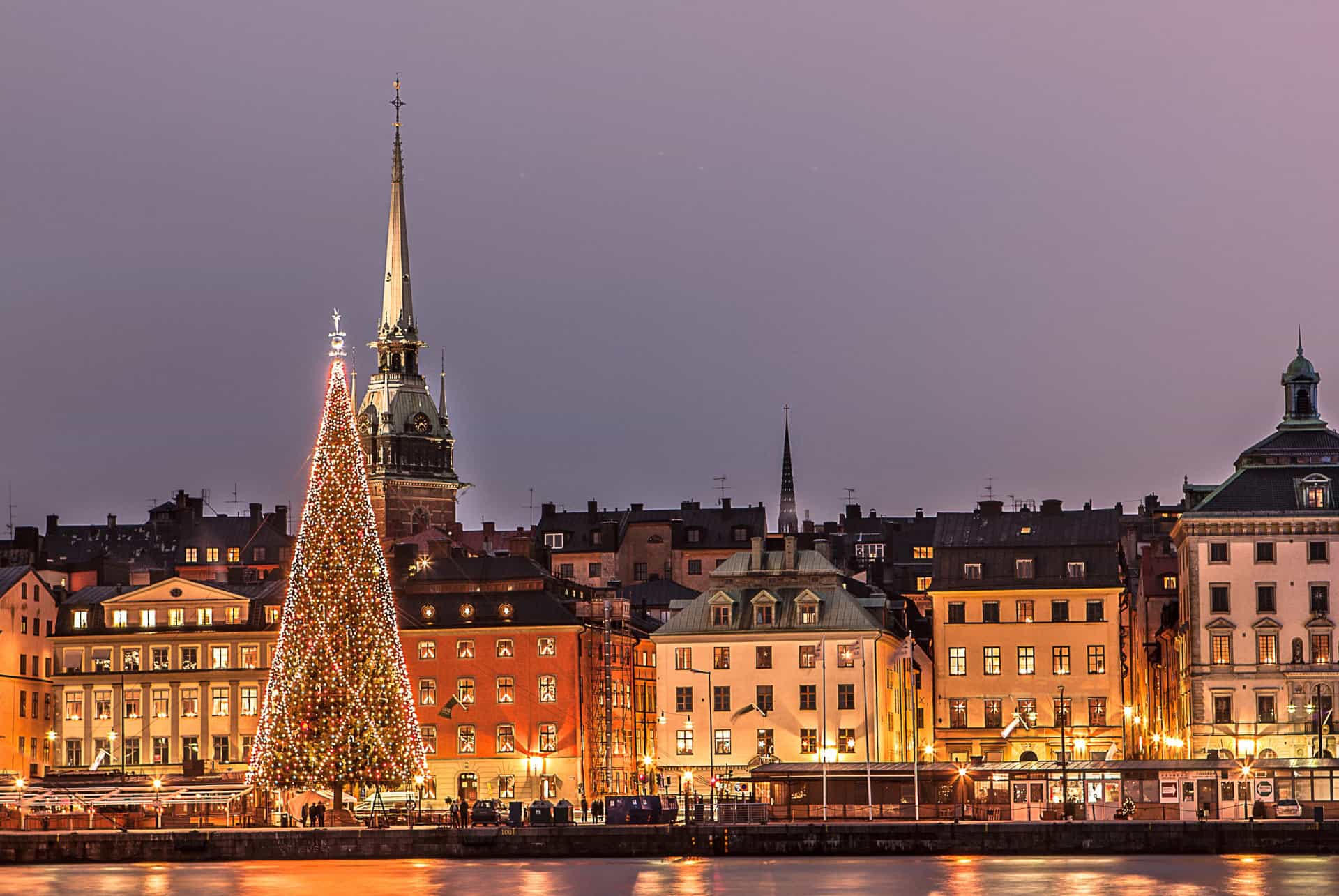 sapin de noel stockholm sergels torg