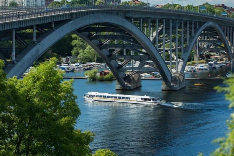 Croisière sous les ponts de Stockholm