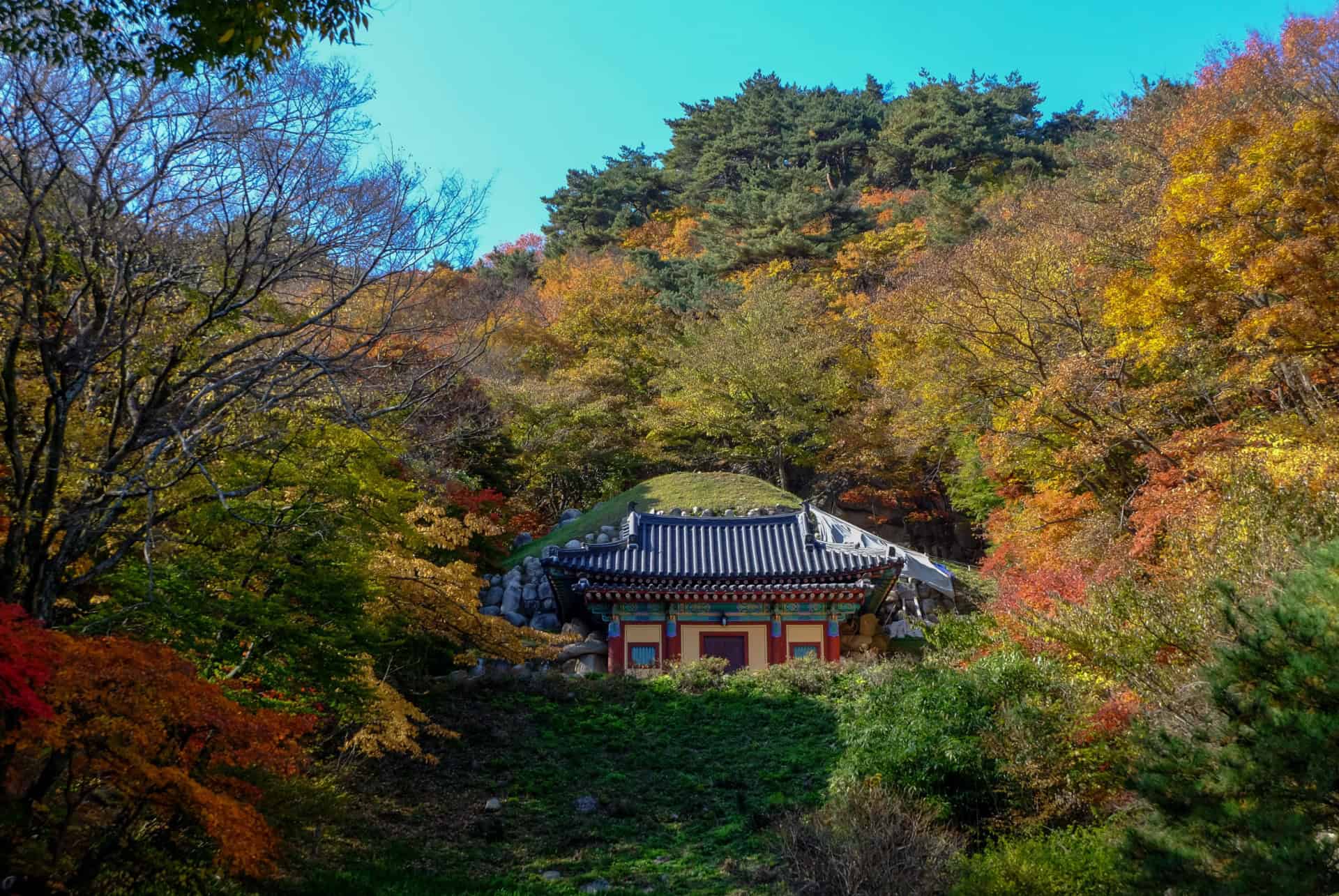 entree de la grotte de seokguram