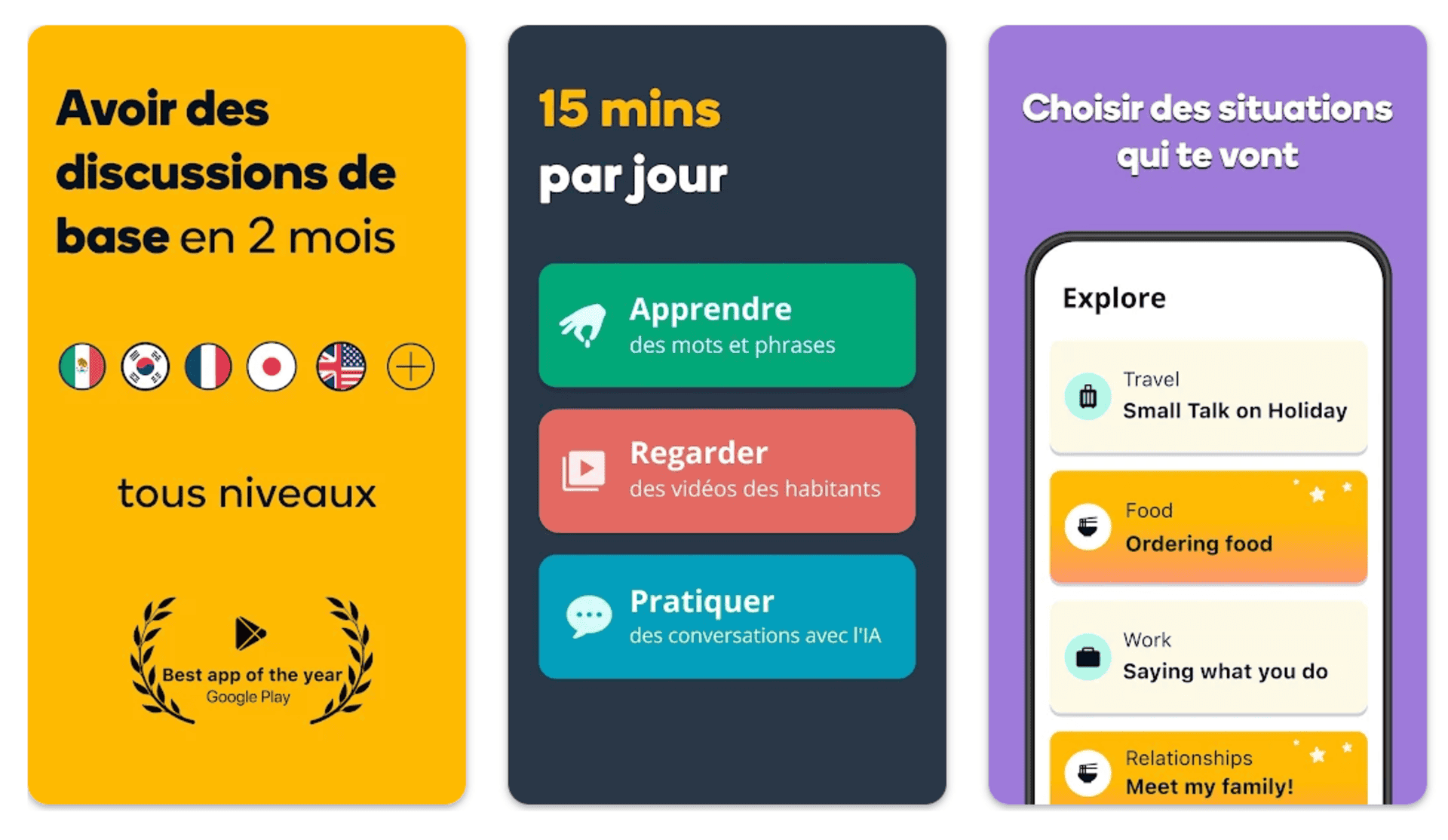 memrise applications pour apprendre anglais