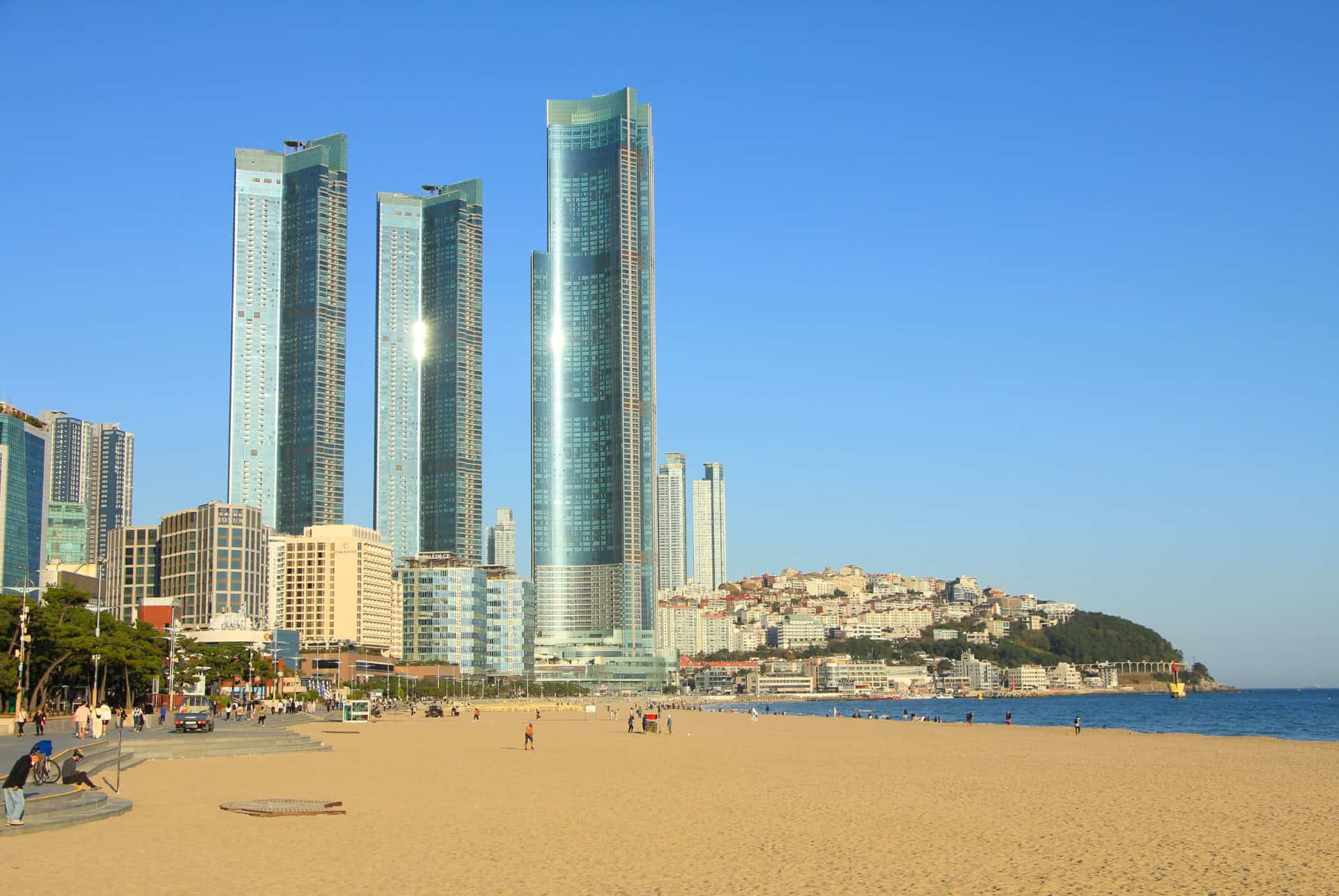 road trip en coree du sud plage de haeundae a busan