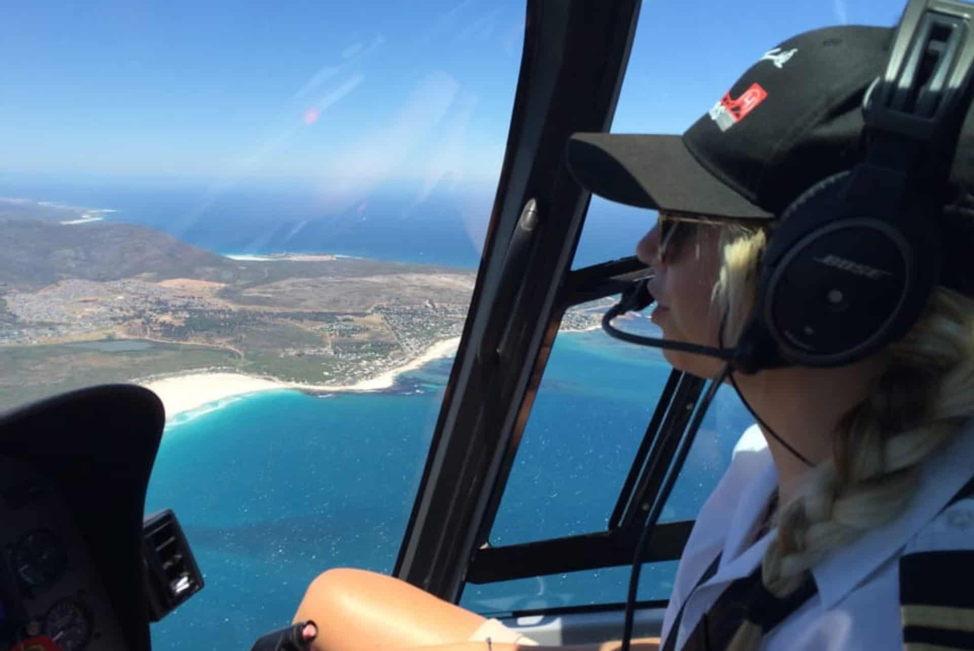 vue sur le cap depuis les airs