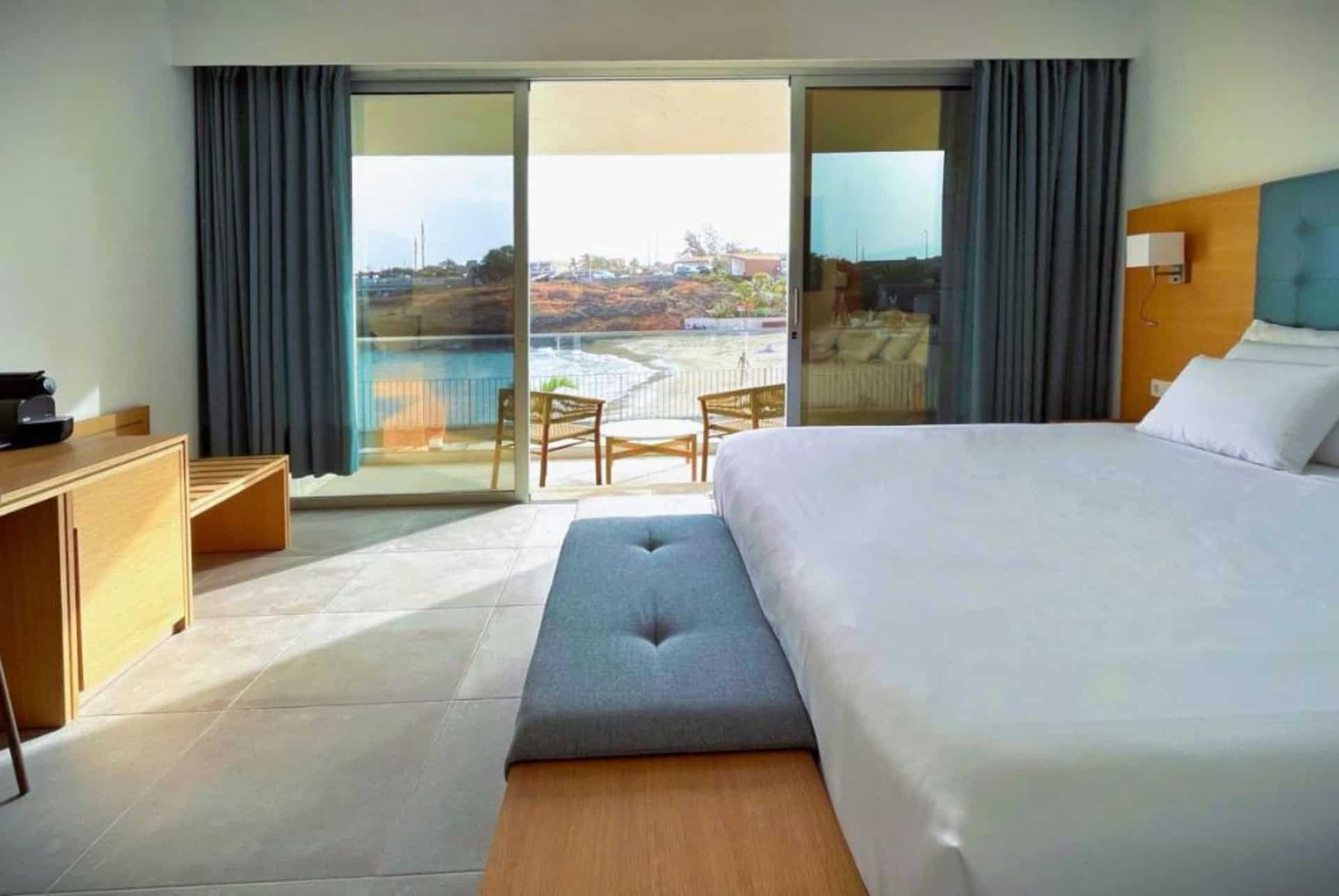 chambre avec vue sur la plage au barcelo praia cape verde