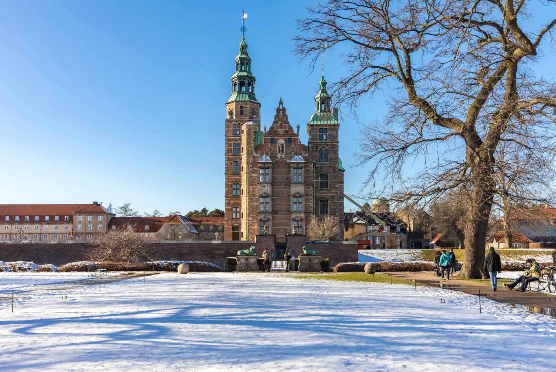 château de Rosenborg à copenhague en janvier