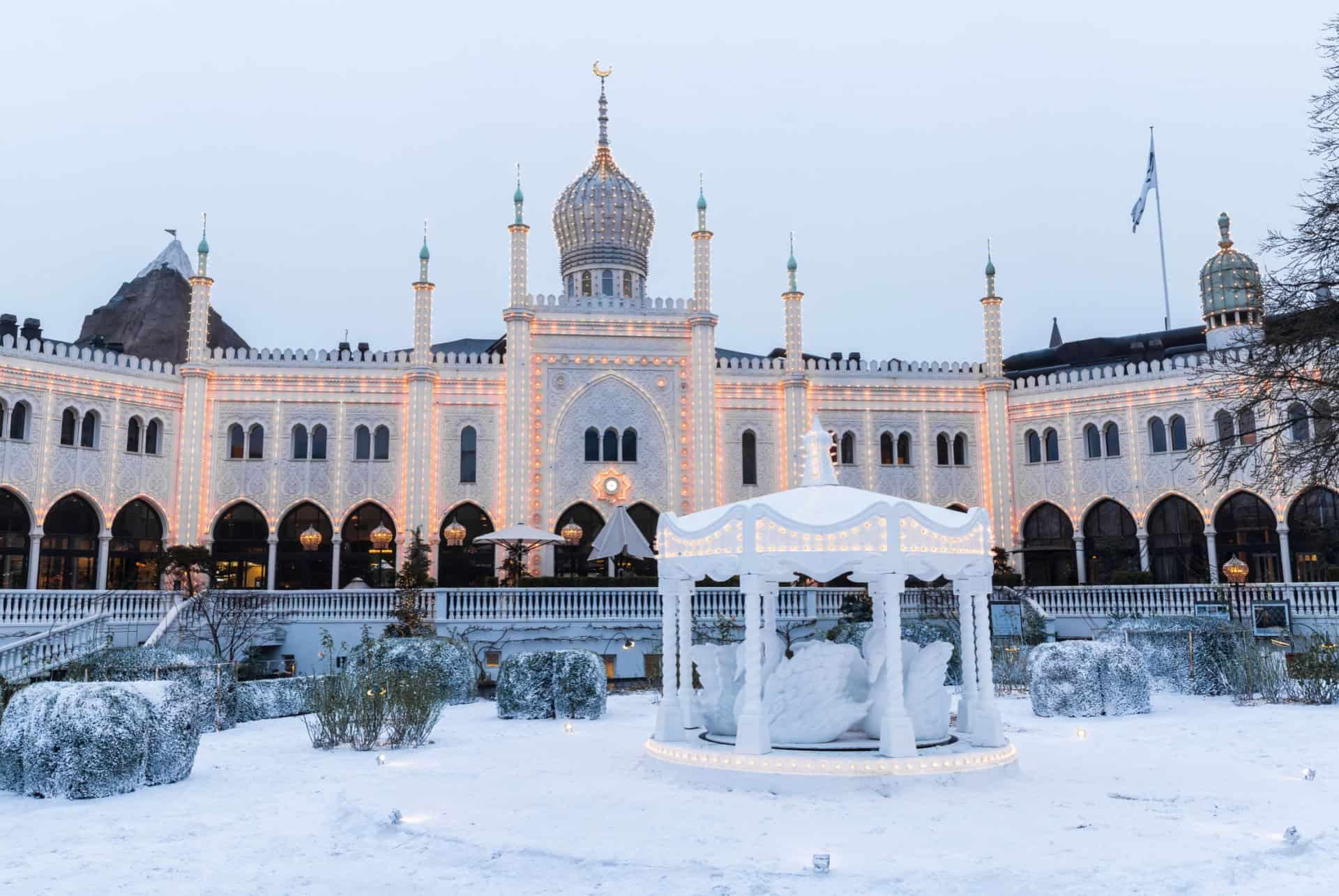 jardins de tivoli copenhague en janvier